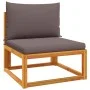 Set de sofás de jardín con cojines 6 pzas madera maciza acacia by , Outdoor sofas - Ref: Foro24-3278833, Price: 675,12 €, Dis...