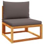 Set de sofás de jardín con cojines 7 pzas madera maciza acacia by , Garden sets - Ref: Foro24-3278908, Price: 640,19 €, Disco...