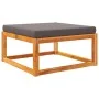 Gartensofa-Set mit 7-teiligen massiven Akazienholz-Kissen. von , Gartensets - Ref: Foro24-3278908, Preis: 629,70 €, Rabatt: %