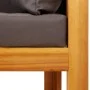 Gartensofa-Set mit 7-teiligen massiven Akazienholz-Kissen. von , Gartensets - Ref: Foro24-3278908, Preis: 629,70 €, Rabatt: %