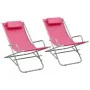 Schaukelstühle 2 Einheiten rosa Stahl von vidaXL, Liegen - Ref: Foro24-310341, Preis: 99,44 €, Rabatt: %