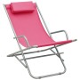Schaukelstühle 2 Einheiten rosa Stahl von vidaXL, Liegen - Ref: Foro24-310341, Preis: 99,29 €, Rabatt: %