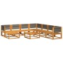 Set de sofás de jardín con cojines 9 pzas madera maciza acacia by , Outdoor sofas - Ref: Foro24-3278838, Price: 1,00 €, Disco...