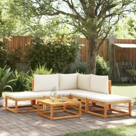 Set de sofás de jardín con cojines 6 pzas madera maciza acacia by , Garden sets - Ref: Foro24-3278915, Price: 537,23 €, Disco...