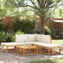 Set de sofás de jardín con cojines 6 pzas madera maciza acacia by , Garden sets - Ref: Foro24-3278915, Price: 546,73 €, Disco...