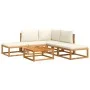 Set de sofás de jardín con cojines 6 pzas madera maciza acacia by , Garden sets - Ref: Foro24-3278915, Price: 537,23 €, Disco...