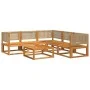 Set de sofás de jardín con cojines 6 pzas madera maciza acacia by , Garden sets - Ref: Foro24-3278920, Price: 644,94 €, Disco...