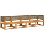 Set sofás de jardín con cojines 4 pzas madera maciza de acacia by , Garden sets - Ref: Foro24-3278901, Price: 440,79 €, Disco...