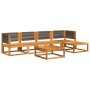 Set de sofás de jardín con cojines 6 pzas madera maciza acacia by , Outdoor sofas - Ref: Foro24-3278827, Price: 606,00 €, Dis...