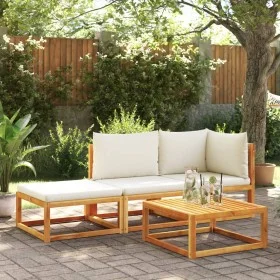 Gartensofa-Set mit 3-teiligen massiven Akazienholz-Sitzgarnituren. von , Gartensets - Ref: Foro24-3278936, Preis: 306,14 €, R...