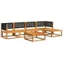 Set de sofás de jardín con cojines 6 pzas madera maciza acacia de , Conjuntos de jardín - Ref: Foro24-3278873, Precio: 536,20...