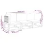 Set de sofás de jardín con cojines 3 pzas madera maciza acacia by , Outdoor sofas - Ref: Foro24-3278831, Price: 366,78 €, Dis...