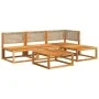 Set de sofás de jardín con cojines 5 pzas madera maciza acacia by , Garden sets - Ref: Foro24-3278917, Price: 462,06 €, Disco...