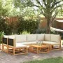 Set de sofás de jardín con cojines 7 pzas madera maciza acacia by , Garden sets - Ref: Foro24-3278886, Price: 657,04 €, Disco...