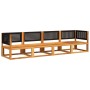 Set sofás de jardín con cojines 4 pzas madera maciza de acacia by , Garden sets - Ref: Foro24-3278878, Price: 423,88 €, Disco...