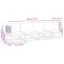 Gartensofagarnitur mit 4-teiligen Kissen aus massivem Akazienholz. von , Gartensets - Ref: Foro24-3278878, Preis: 417,96 €, R...