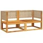 Sofás de esquina jardín con cojines 2 pzas madera maciza acacia by , Garden sets - Ref: Foro24-3278922, Price: 260,62 €, Disc...