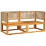 Sofás de esquina jardín con cojines 2 pzas madera maciza acacia by , Garden sets - Ref: Foro24-3278922, Price: 264,95 €, Disc...