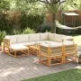 Set de sofás de jardín con cojines 10 pzas madera maciza acacia by , Outdoor sofas - Ref: Foro24-3278859, Price: 1,00 €, Disc...