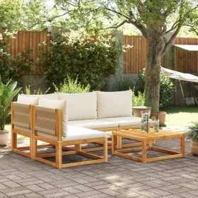 Set de sofás de jardín con cojines 5 pzas madera maciza acacia von , Outdoor-Sofas - Ref: Foro24-3278865, Preis: 507,84 €, Ra...