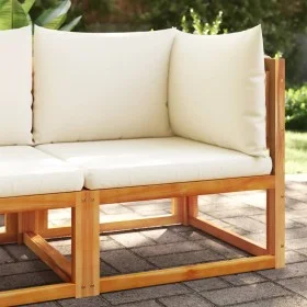 Sofá de jardín de esquina con cojines madera maciza de acacia von , Outdoor-Sofas - Ref: Foro24-4008164, Preis: 141,18 €, Rab...