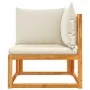 Sofá de jardín de esquina con cojines madera maciza de acacia von , Outdoor-Sofas - Ref: Foro24-4008164, Preis: 141,18 €, Rab...