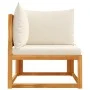Sofá de jardín de esquina con cojines madera maciza de acacia von , Outdoor-Sofas - Ref: Foro24-4008164, Preis: 141,18 €, Rab...