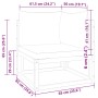 Sofá de jardín de esquina con cojines madera maciza de acacia by , Outdoor sofas - Ref: Foro24-4008164, Price: 147,06 €, Disc...
