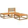 Gartensofa-Set mit 3-teiligen massiven Akazienholz-Sitzgarnituren. von , Outdoor-Sofas - Ref: Foro24-4008166, Preis: 238,06 €...