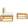 Gartensofa-Set mit 3-teiligen massiven Akazienholz-Sitzgarnituren. von , Outdoor-Sofas - Ref: Foro24-4008166, Preis: 238,06 €...