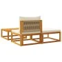 Gartensofa-Set mit 3-teiligen massiven Akazienholz-Sitzgarnituren. von , Outdoor-Sofas - Ref: Foro24-4008166, Preis: 238,06 €...