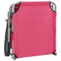 Tumbona de jardín con toldo acero rosa de vidaXL, Tumbonas - Ref: Foro24-310337, Precio: 85,39 €, Descuento: %