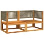 Sofás de esquina jardín con cojines 2 pzas madera maciza acacia by , Garden sets - Ref: Foro24-3278899, Price: 243,45 €, Disc...