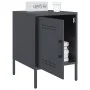 Mesitas de noche 2 unidades acero gris antracita 36x39x50,5 cm de , Mesitas de noche - Ref: Foro24-842915, Precio: 79,36 €, D...