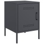 Mesitas de noche 2 unidades acero gris antracita 36x39x50,5 cm by , Nightstands - Ref: Foro24-842915, Price: 94,40 €, Discoun...