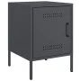 Mesitas de noche 2 unidades acero gris antracita 36x39x50,5 cm de , Mesitas de noche - Ref: Foro24-842915, Precio: 79,36 €, D...