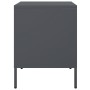 Nachttische, 2 Stück, anthrazitgraues Stahl, 36x39x50,5 cm. von , Nachttische - Ref: Foro24-842915, Preis: 94,40 €, Rabatt: %