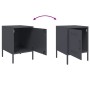 Mesitas de noche 2 unidades acero gris antracita 36x39x50,5 cm by , Nightstands - Ref: Foro24-842915, Price: 94,40 €, Discoun...