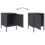 Mesitas de noche 2 unidades acero gris antracita 36x39x50,5 cm de , Mesitas de noche - Ref: Foro24-842915, Precio: 79,36 €, D...