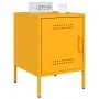 Mesitas de noche 2 uds acero amarillo mostaza 36x39x50,5 cm by , Nightstands - Ref: Foro24-842917, Price: 79,36 €, Discount: %