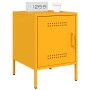 Zwei Nachttische aus gelbem Senf-Stahl, 36x39x50,5 cm. von , Nachttische - Ref: Foro24-842917, Preis: 94,40 €, Rabatt: %