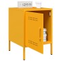 Mesitas de noche 2 uds acero amarillo mostaza 36x39x50,5 cm de , Mesitas de noche - Ref: Foro24-842917, Precio: 94,34 €, Desc...