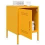 Mesitas de noche 2 uds acero amarillo mostaza 36x39x50,5 cm by , Nightstands - Ref: Foro24-842917, Price: 79,36 €, Discount: %