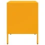 Mesitas de noche 2 uds acero amarillo mostaza 36x39x50,5 cm by , Nightstands - Ref: Foro24-842917, Price: 79,36 €, Discount: %