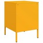 Mesitas de noche 2 uds acero amarillo mostaza 36x39x50,5 cm de , Mesitas de noche - Ref: Foro24-842917, Precio: 94,34 €, Desc...