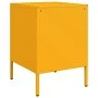Mesitas de noche 2 uds acero amarillo mostaza 36x39x50,5 cm by , Nightstands - Ref: Foro24-842917, Price: 79,36 €, Discount: %