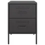 Nachttisch aus schwarzem Stahl 36x39x50,5 cm von , Nachttische - Ref: Foro24-842922, Preis: 66,90 €, Rabatt: %