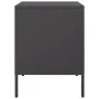 Nachttisch aus schwarzem Stahl 36x39x50,5 cm von , Nachttische - Ref: Foro24-842922, Preis: 66,90 €, Rabatt: %