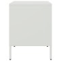 Nachttisch aus weißem Stahl 36x39x50,5 cm von , Nachttische - Ref: Foro24-842920, Preis: 55,41 €, Rabatt: %