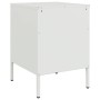 Nachttisch aus weißem Stahl 36x39x50,5 cm von , Nachttische - Ref: Foro24-842920, Preis: 55,41 €, Rabatt: %